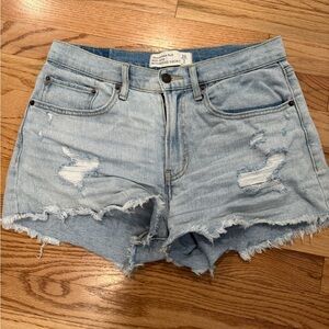 Women's Distressed Denim Shorts